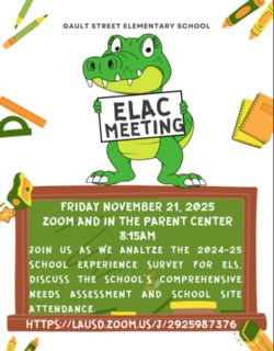 ELAC flyer - English